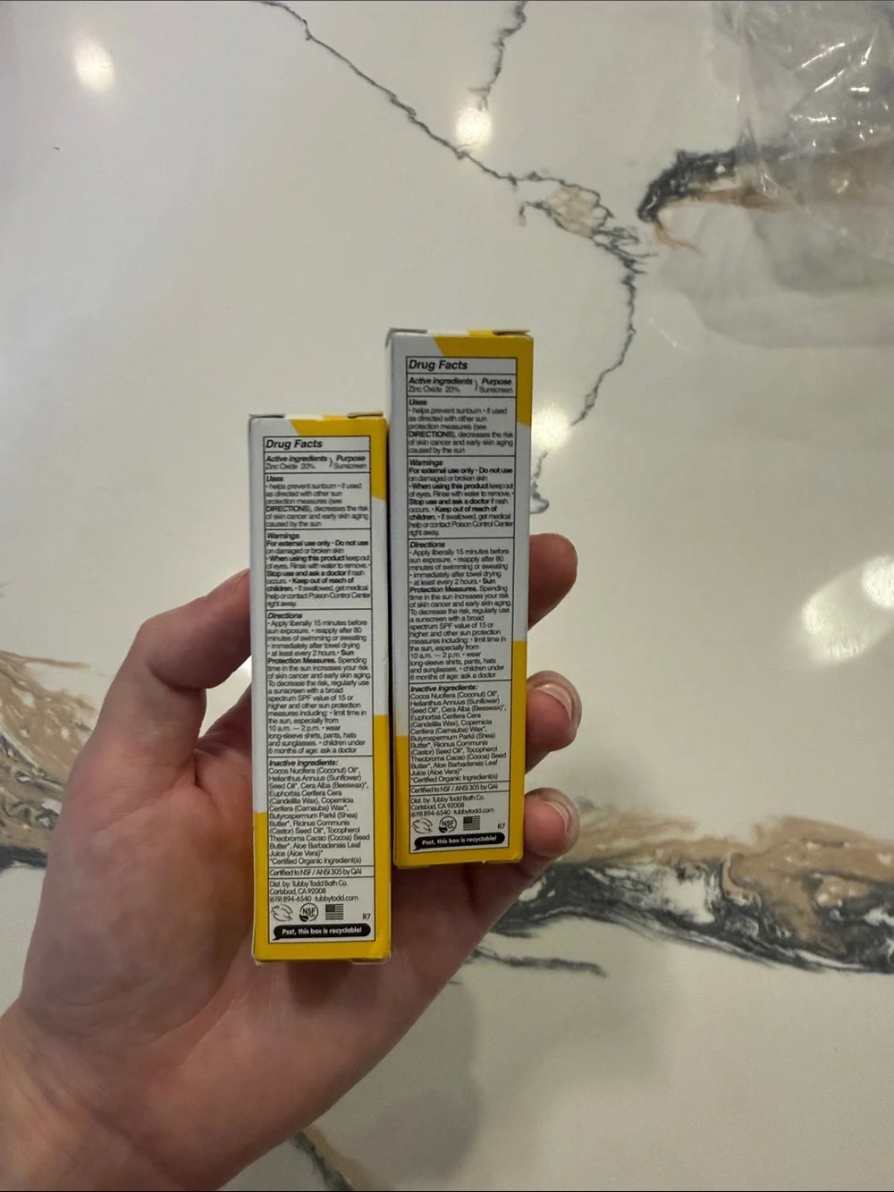 Tubby Todd Mineral Sunstick SPF 30 - Yellow